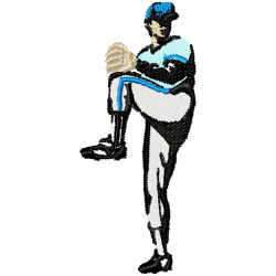 Baseball Embroidery Design 6